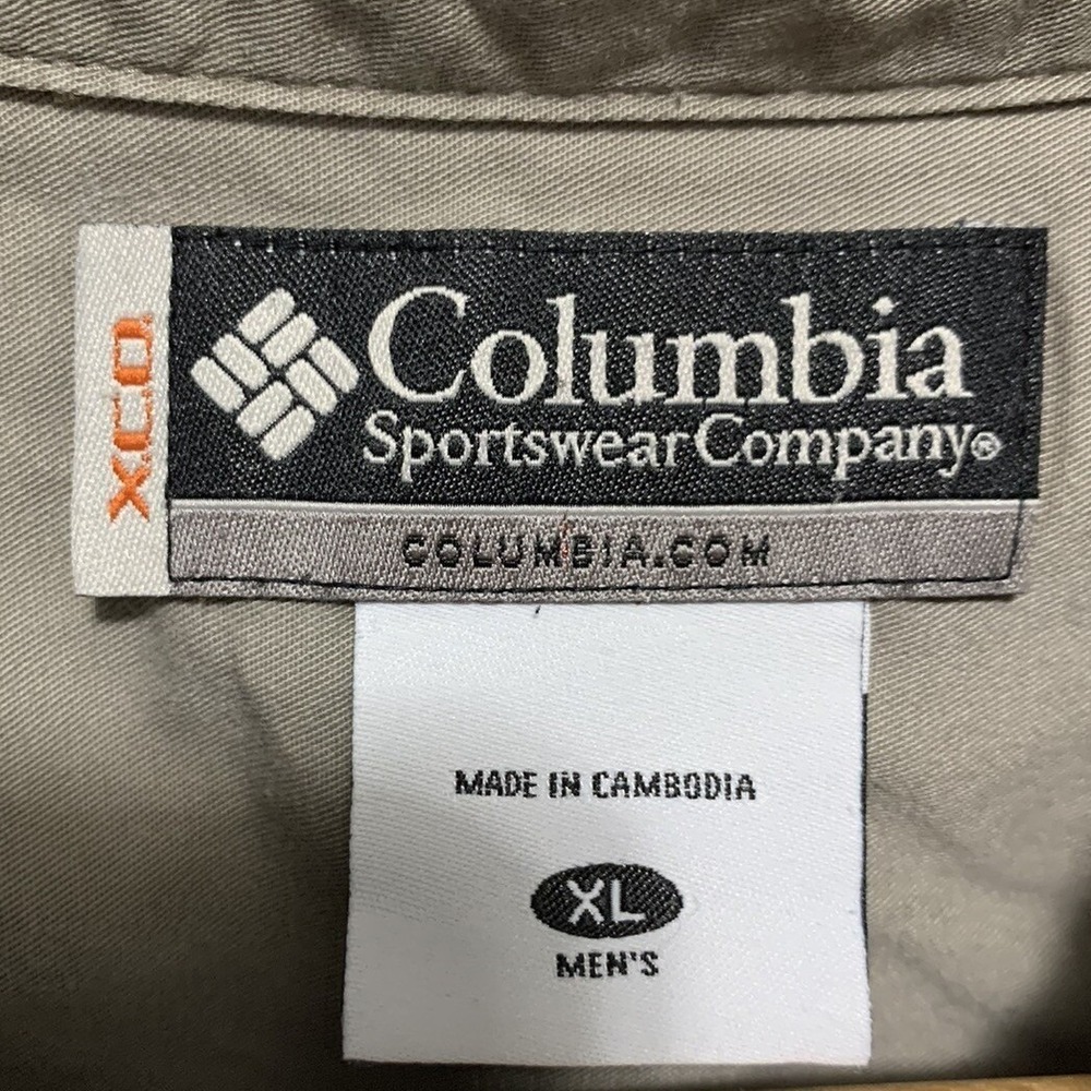 Columbia XCO Outdoor Plaid Shirt Mens XL Collared Button Down Long Sleeve Hunt - Picture 3 of 10